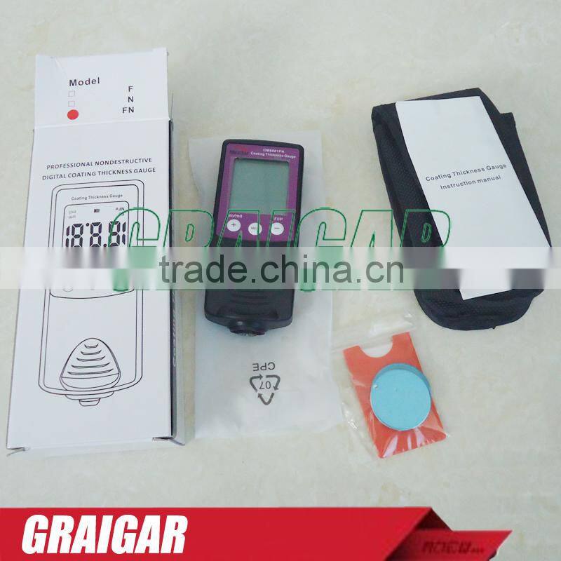 Nicety CM8801FN Coating Thickness Gauge Meter Tester 0-1250um/0-50mil