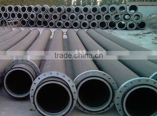 durable hdpe pipe, black with yellow strips/ for gas supply