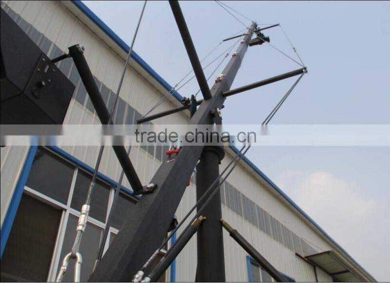 Professional motorized head 10m(33ft) octagonal crane jimmy jib video crane for sale