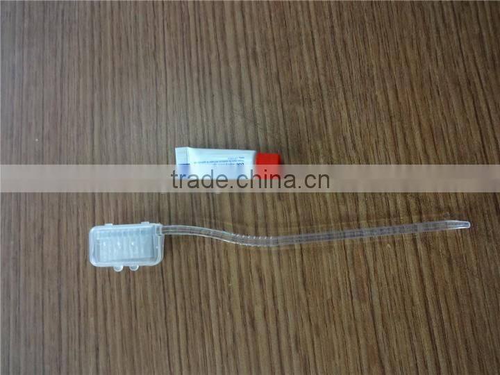 High quality disposable toothbrush with paste