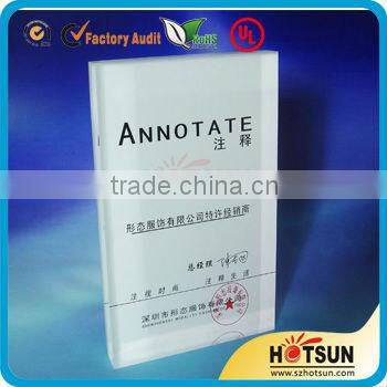 POP Clear Acrylic cube for Display Stand with Printing