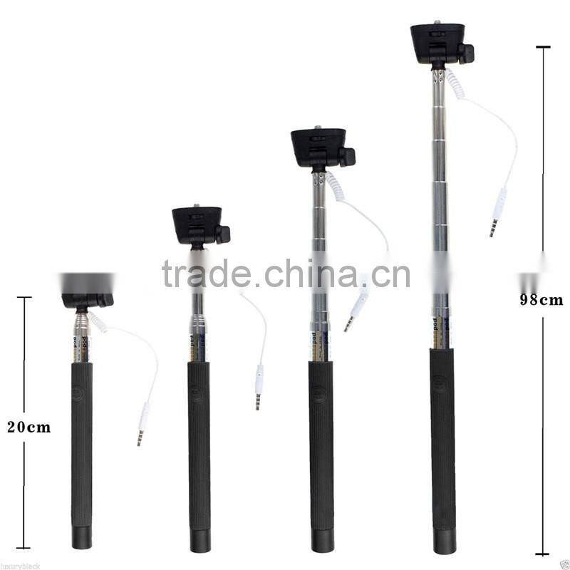 shenzhen quality Selling Wholesale For cell customize wired monopod selfie stick