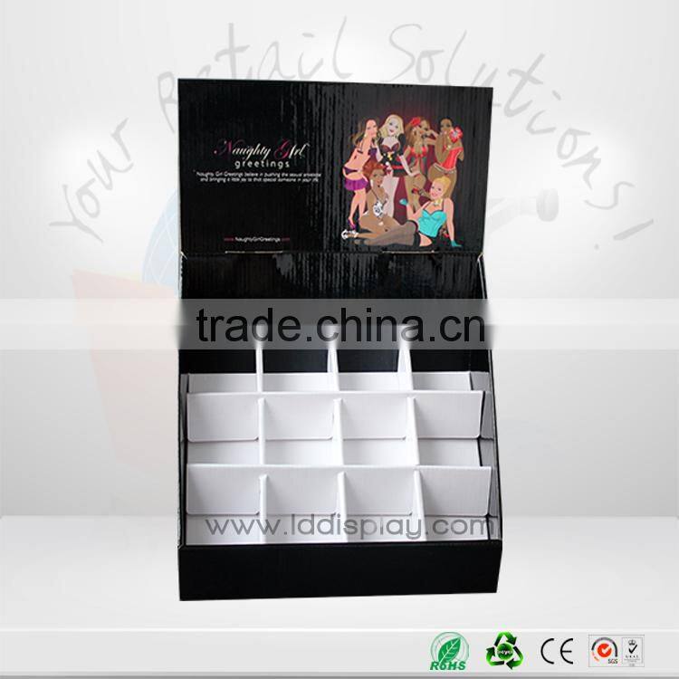 Popular printed Custom Cardboard Counter Display