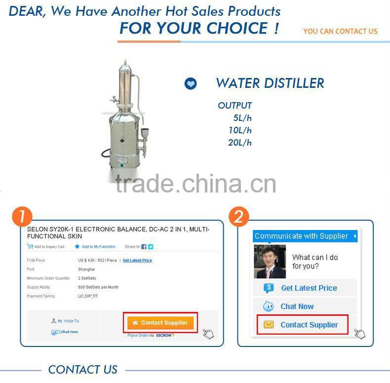 SELON WATER DISTILLATION MACHINE, DISTILLED WATER MACHINE, LABORATORY WATER DISTILLER