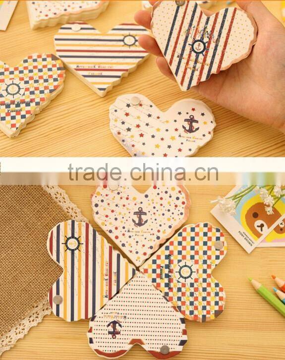 New Design Heart Sticky Notepad/Mini Notepad/Custom Notepad