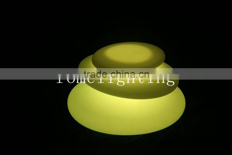 Creative LED colorful light-emitting light-emitting furniture stacked stone lamp Outdoor scene decorative LED lights stone