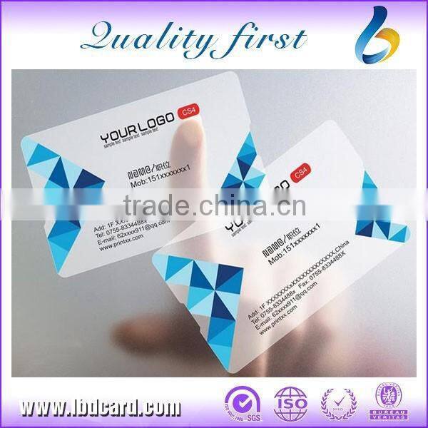 Durable Irregular Transparent PVC Cards Wholesale