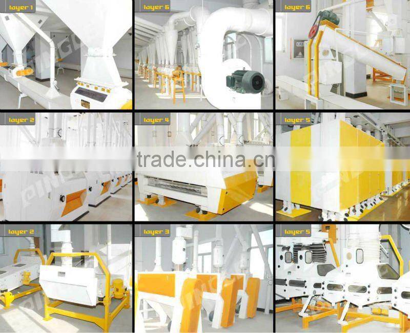 200T complete flour mill