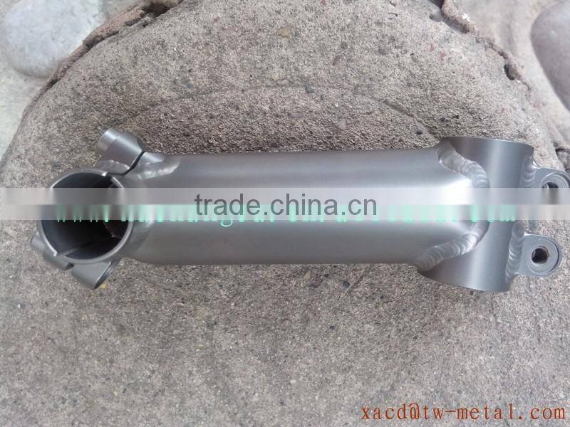 Factory direct sale titanium bike parts customize titanium stem diameter31.8mm made titanium bicycle stem