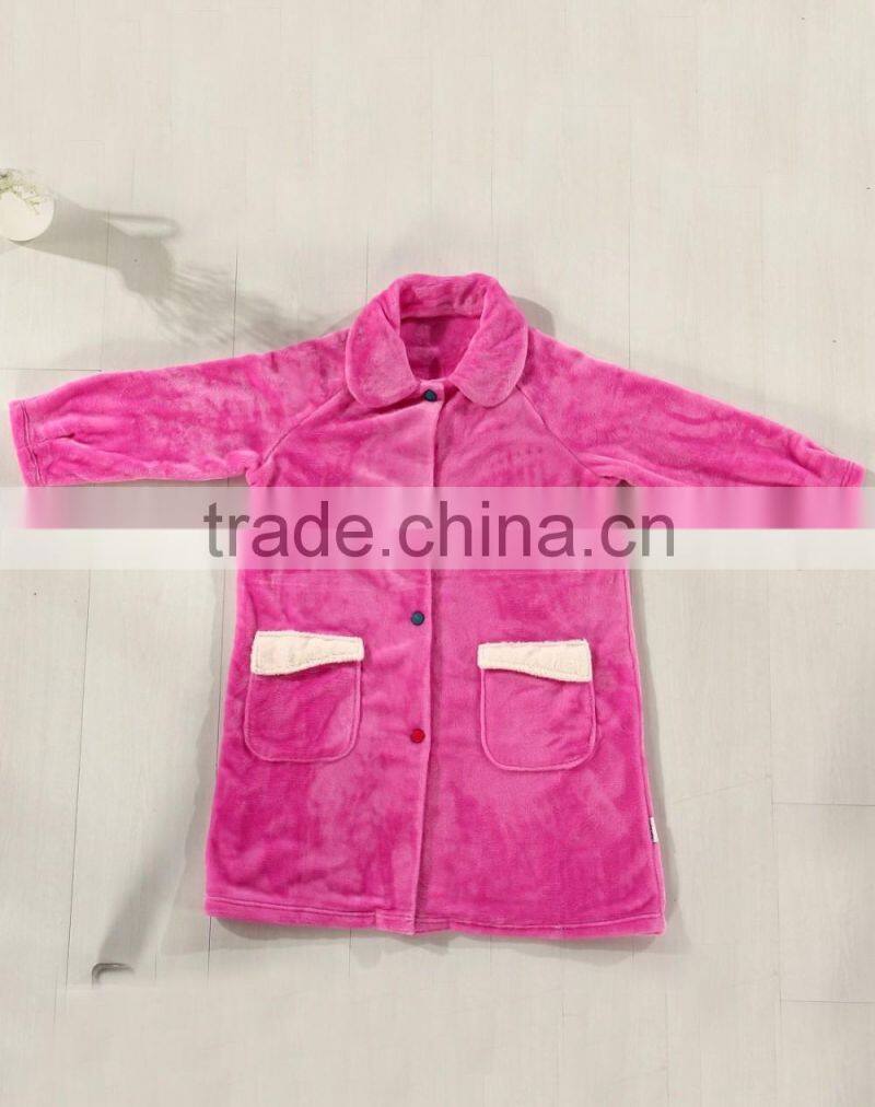 red fluffy heated bathrobe for children bathrobe and bathrobe china