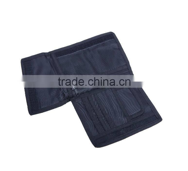 Zipper and Magic Tape Travel custom logo Neck Wallet