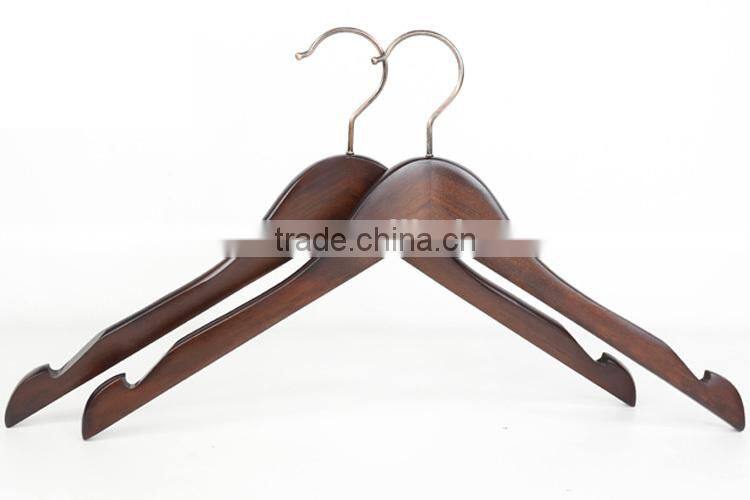 Closet wooden top hanger wholesale