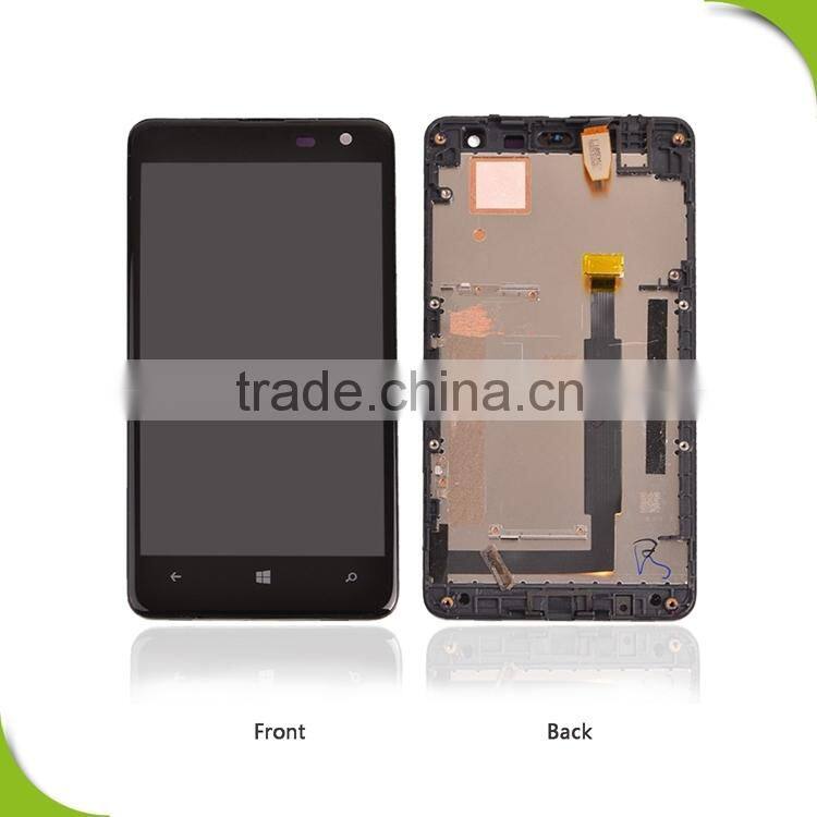 China Wholesale Original digitizer screen with frame for Nokia Lumia 625 lcd display