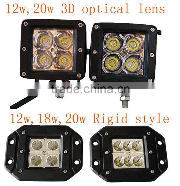 12W/16w CREE Offroad LED Work Light,led tail light for truck/led pod light