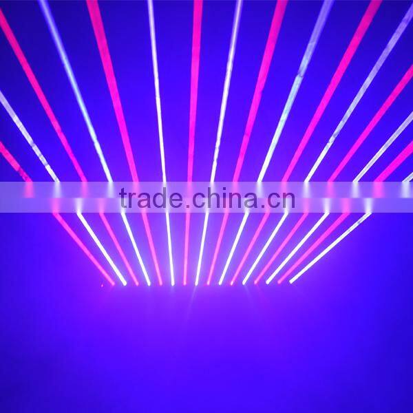16-Head Fat-Beam Laser Curtain laser net for disco club