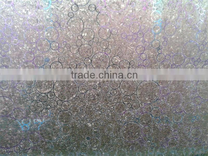 cheap manufacturer design ice flower mirror glass for interior decoration