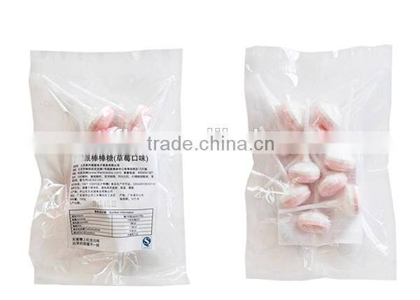 Dual colors compressed powder sugar free lollipop