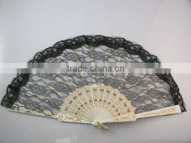 Spanish hand fan folding hand fan lace hand fan