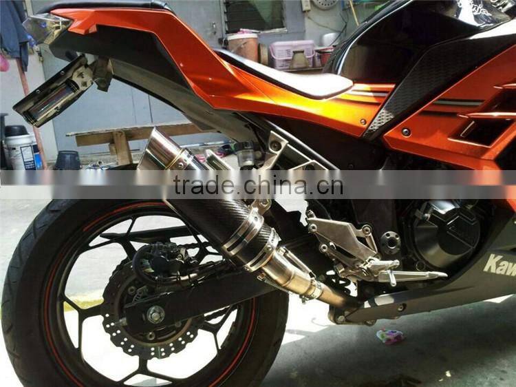 Stainless steel muffler exhaust pipe slip on for scooter