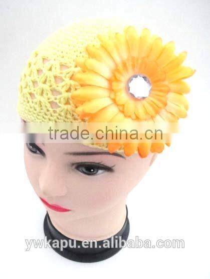 Multi colors kufi hat,crochet beret hats for girls