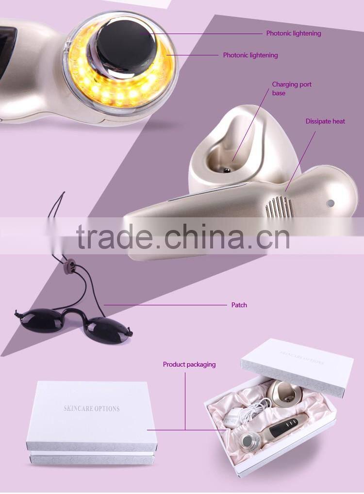 High quality Ultrasonic Photon Therapy Ion Skin Lifting Wrinkle Acne Removal