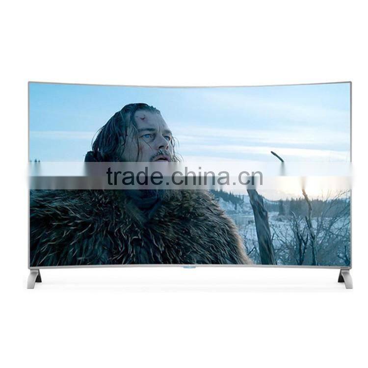 New design wholesale 55 inch led tv with 2160 p 4K curved tv