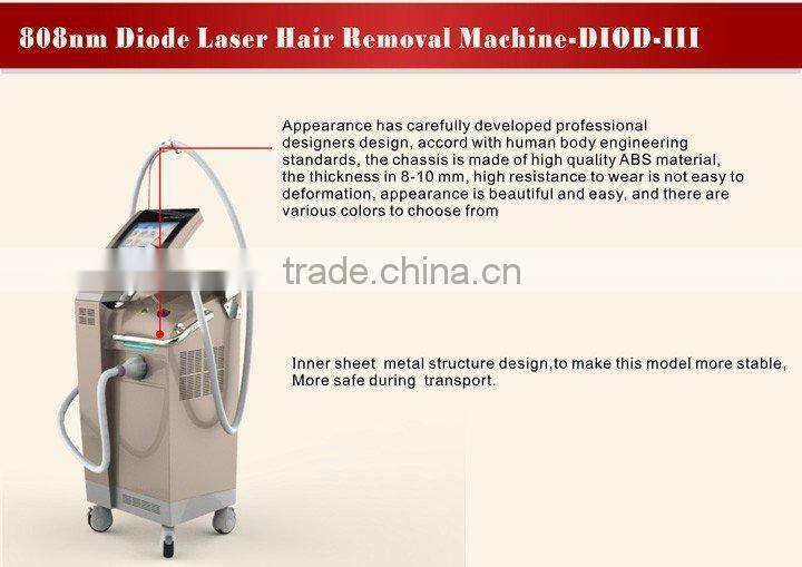 Vertical 808nm laser diode depilation hair removal skin rejuvenation diode laser machine