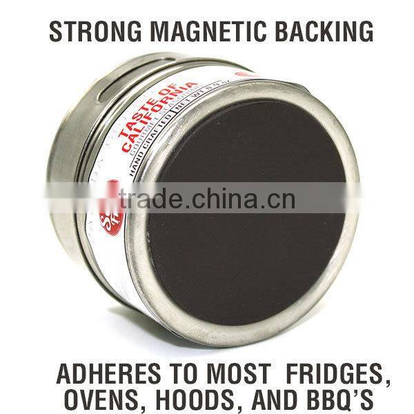 Taste of Thailand-gourmet spice blends in stainless steel jar with clear cap