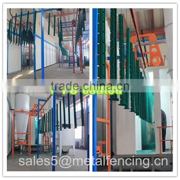 2m*1.5m welded wire fence panels with PVC coated and peach post