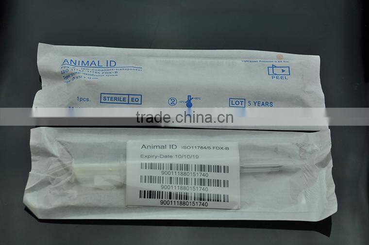 iso11784/785 rfid transponder animal tag syringe with good quality
