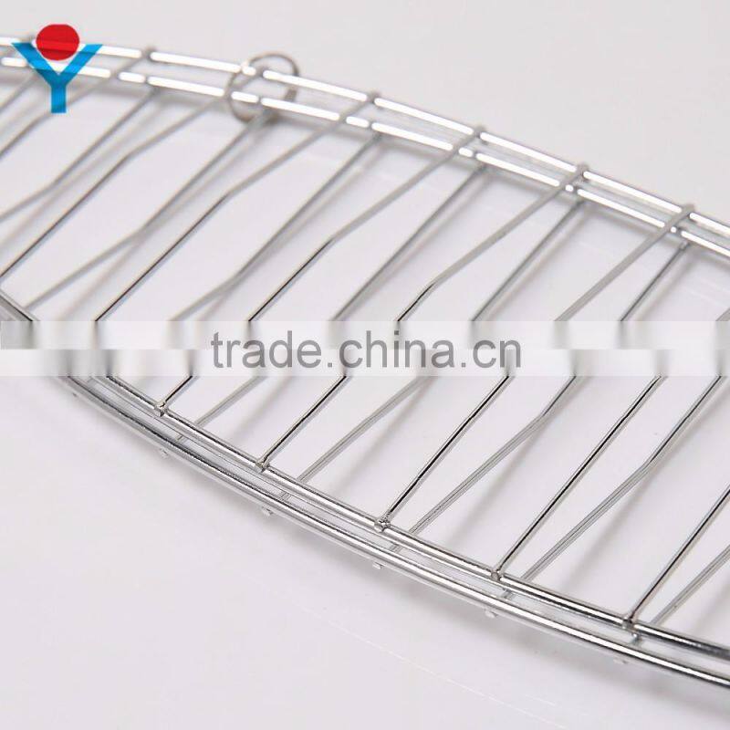 roast fish iron steel grill grids for outdoor cooking