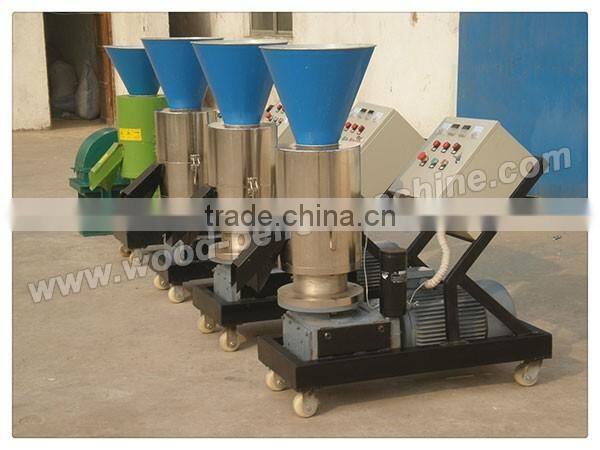 Small Capacity Flat Die Pellet Mill for Sunflower Seed Husk