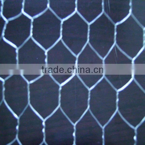 hexagonal electro-galvanized wire mesh