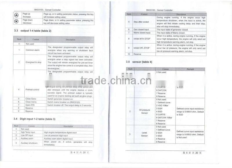 6110 controlador de generadores reemplazo