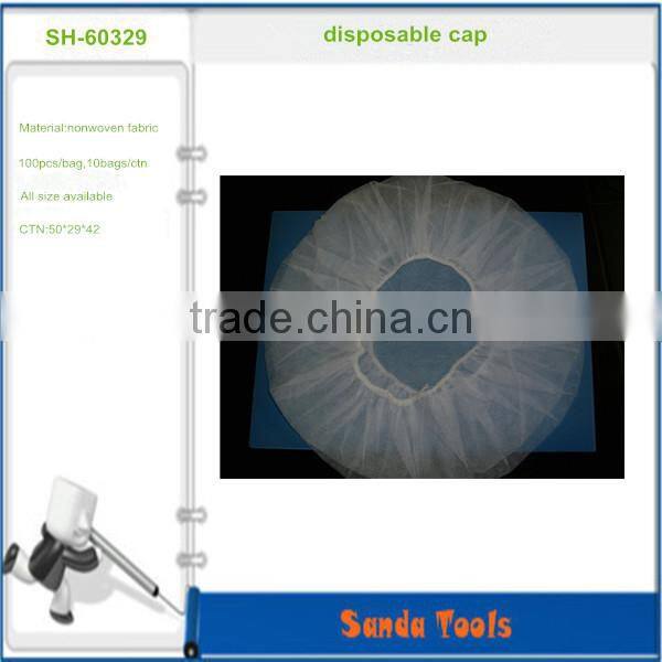 disposable non-woven bouffant caps