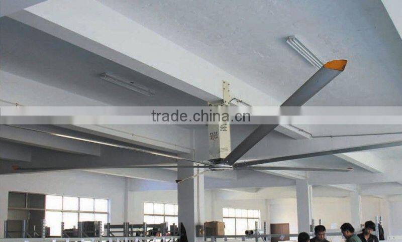6m Large Industrial Aluminum Shopping Mall HVLS 20ft Ceiling Fans USA