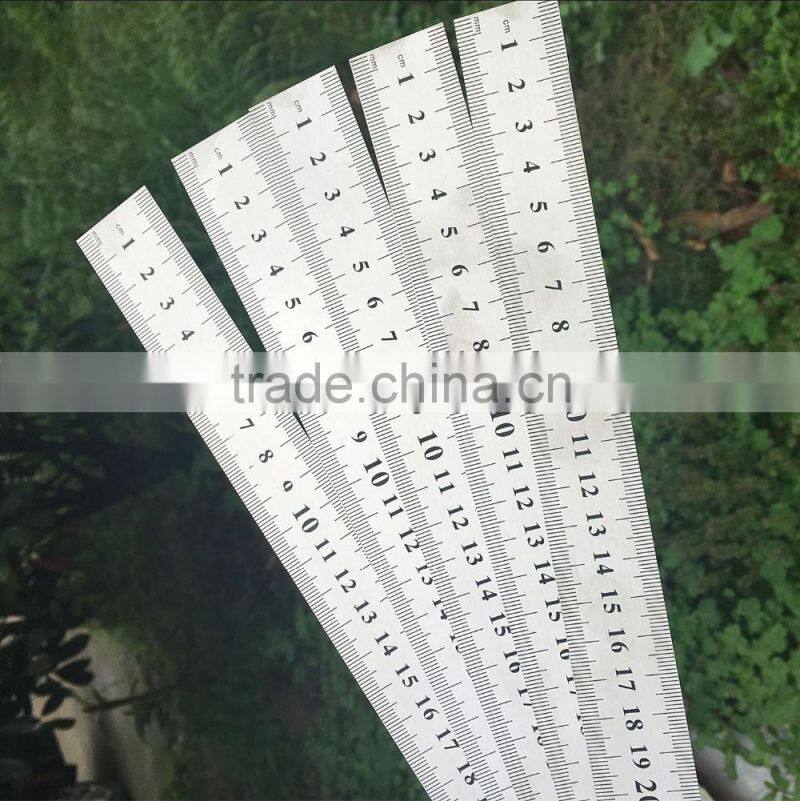 Top quality Shool and office stationary Stainless steel 30cm ruler with high quality