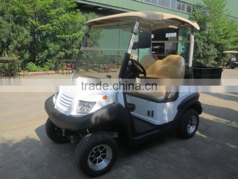 2 seater New Electric Golf Car with rear cargo