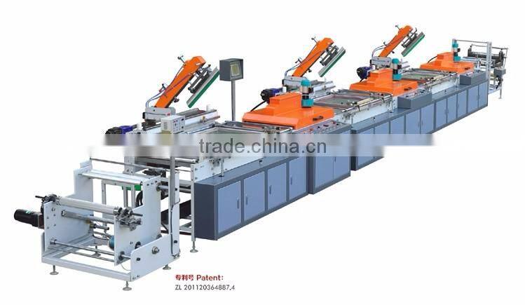 CREDIT OCEAN high speed ribbon brand screen printing machine
