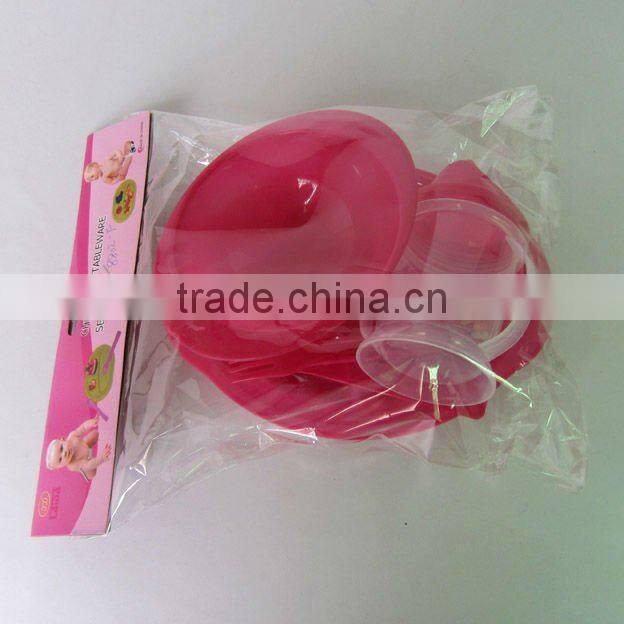 5pcs unbreakable dinnerware plastic picnic set