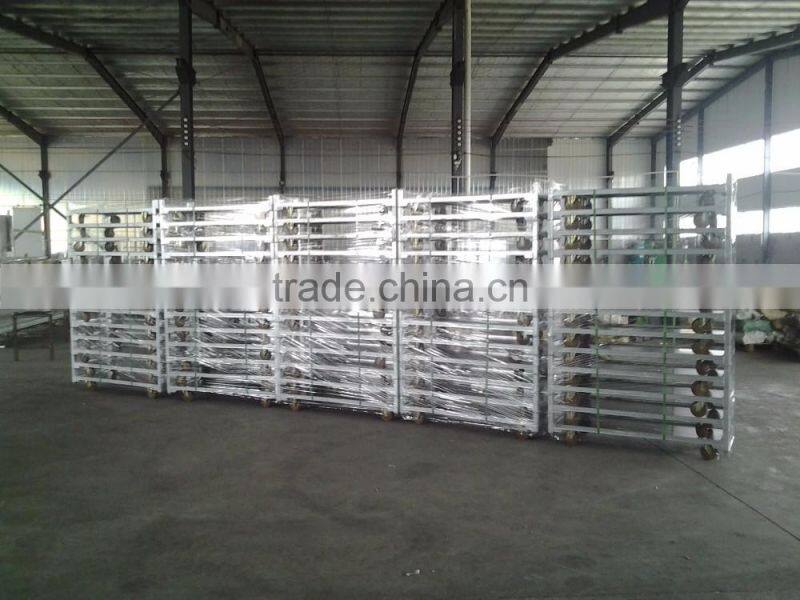 379 greenhouse flower plant Seedling dish pot tray cart with four wheels