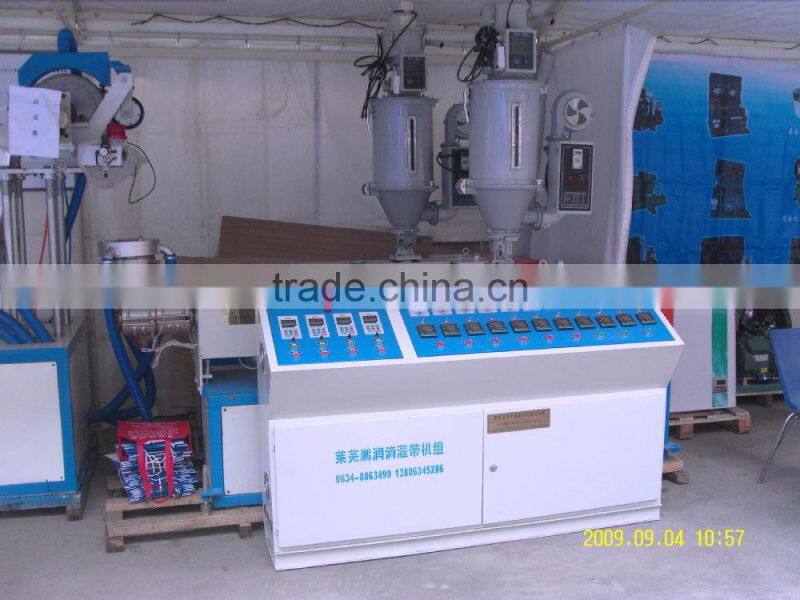 Plastic single labyrinth type water-saving drip irrigation tape machine