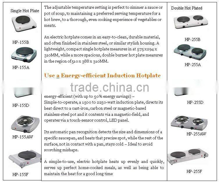 Useful Double Electric Hot Plate HP-255B