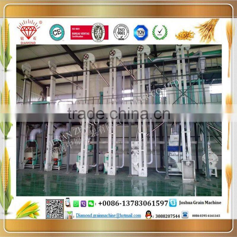 50T/D corn flour mill, flour milling machine, used flour mill machines