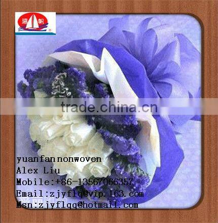 short width ( 1cm,2cm,3cm etc) nonwoven fabric use for Flowers forever packaging and gift packaging
