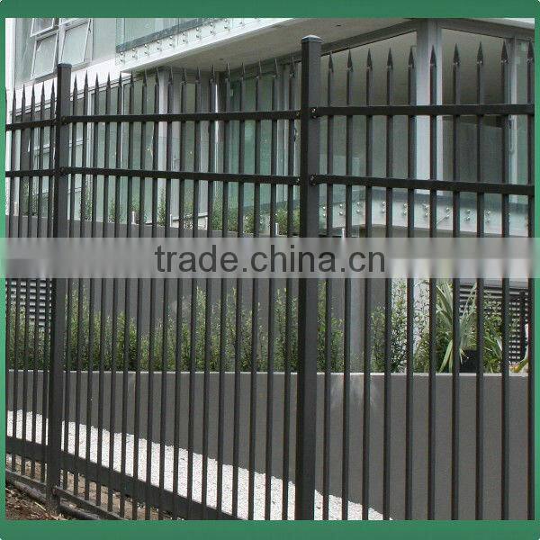 Cheap wrought iron fence/ wrought iron fence designs/ pvc coated ornamental