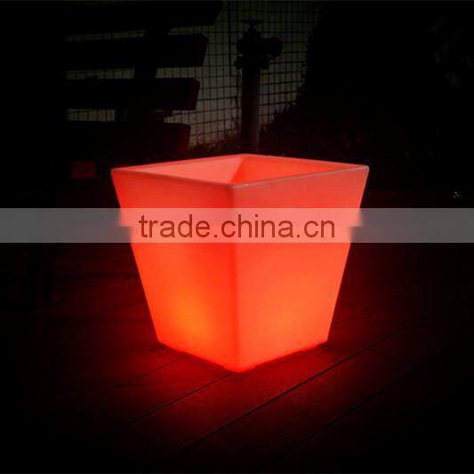 LED Light Flower pot Colors Changeable Luminous flash flower pot LIGHT indoor Outdoor