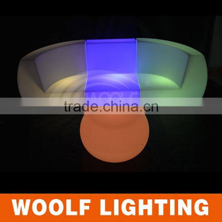 Hotel Leisure Modern Glow Light up LED Sofa