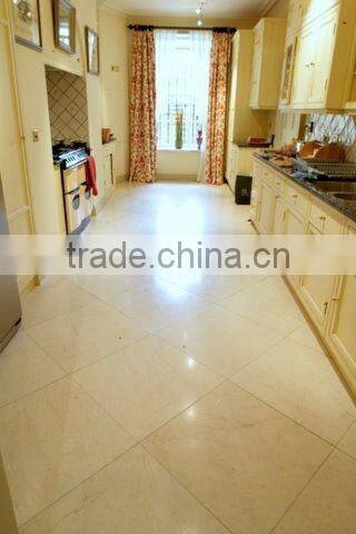 cream marfil marble floor tile
