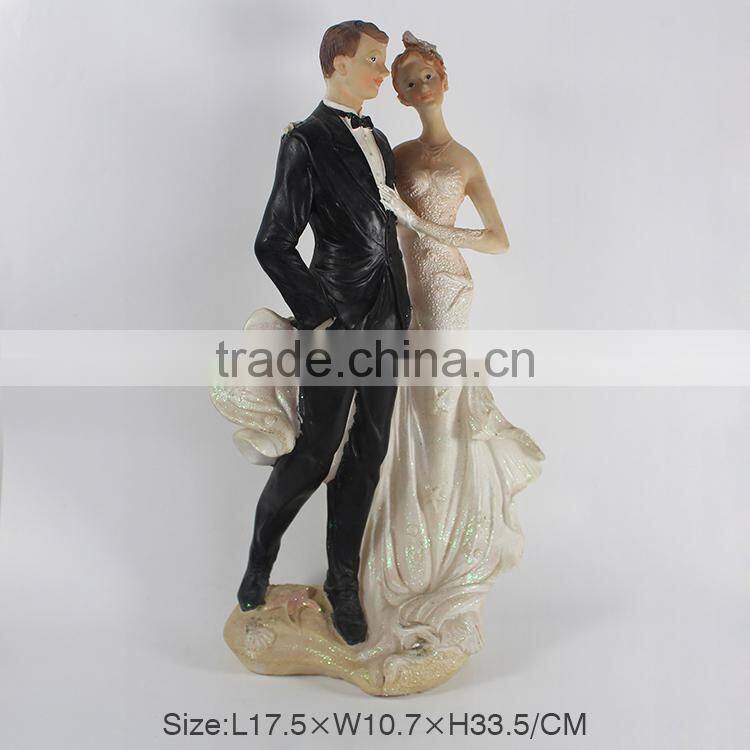 2015 New artificial resin wedding gifts